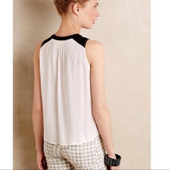 ANTHROPOLOGIE MAEVE Enna Tank Rayon Sz 2 - Picture 2 of 6